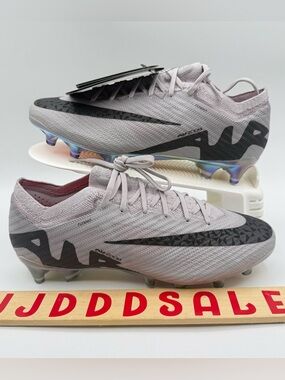 Nike Mercurial Vapor 15 Elite AG Pro Grey Soccer Cleats HF4407-001 Men’s Sz 6.5